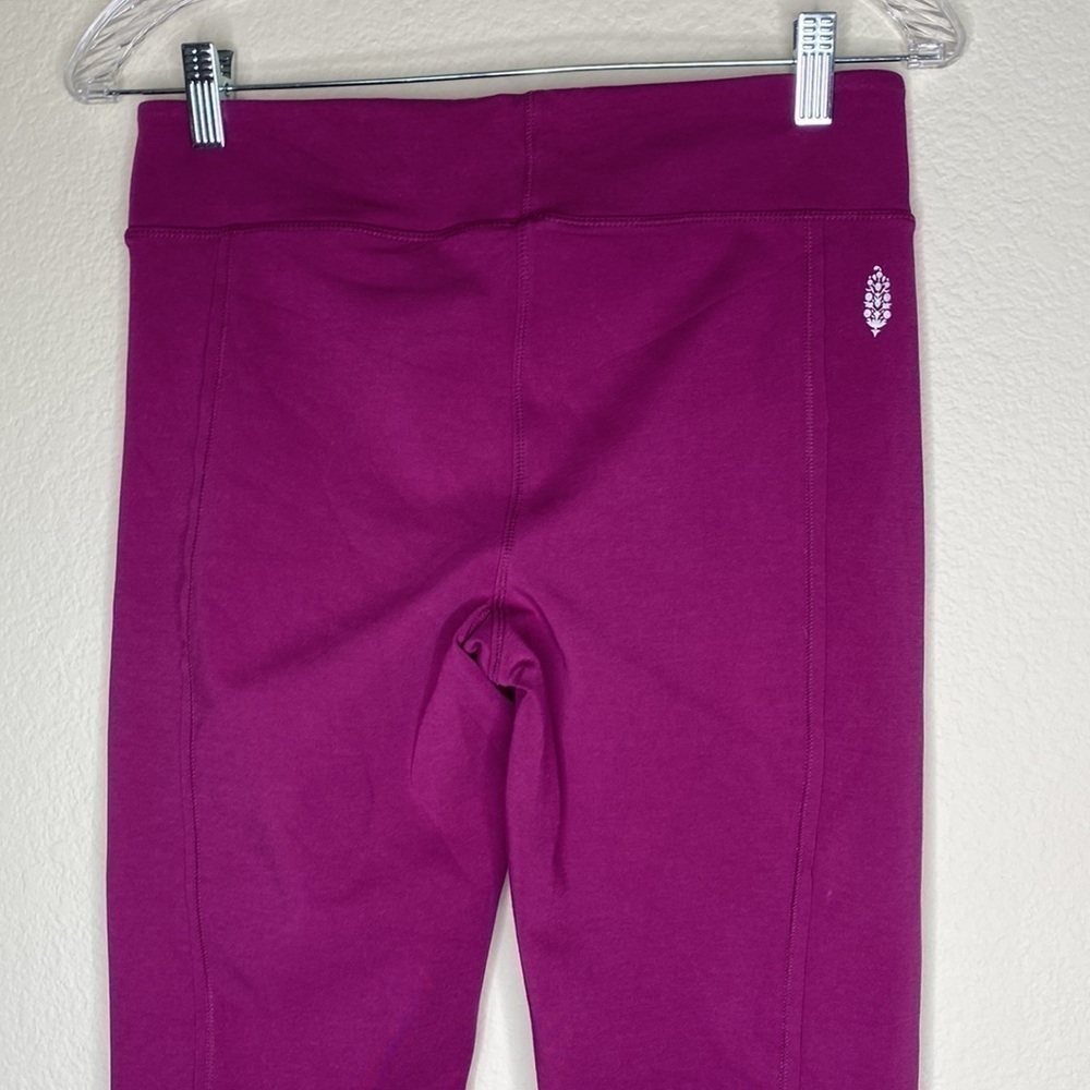 Anthropologie Free People leggings Sz medium tie leg barre yoga - Picture 5 of 8